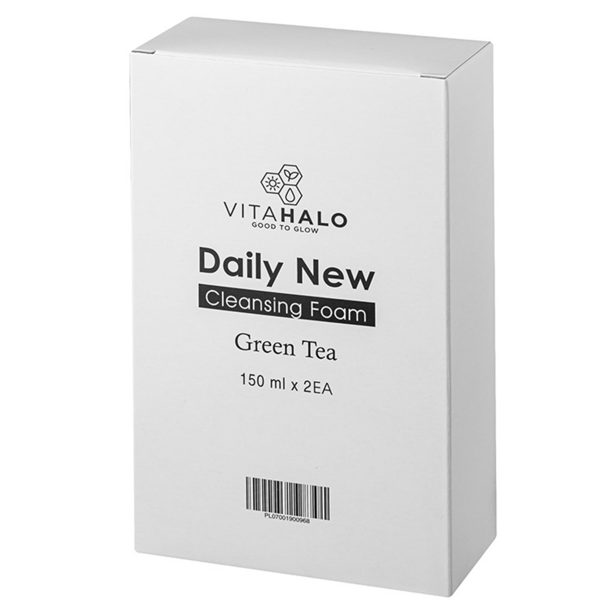 Nueva espuma limpiadora diaria de té verde de Jeju de Vita Halo