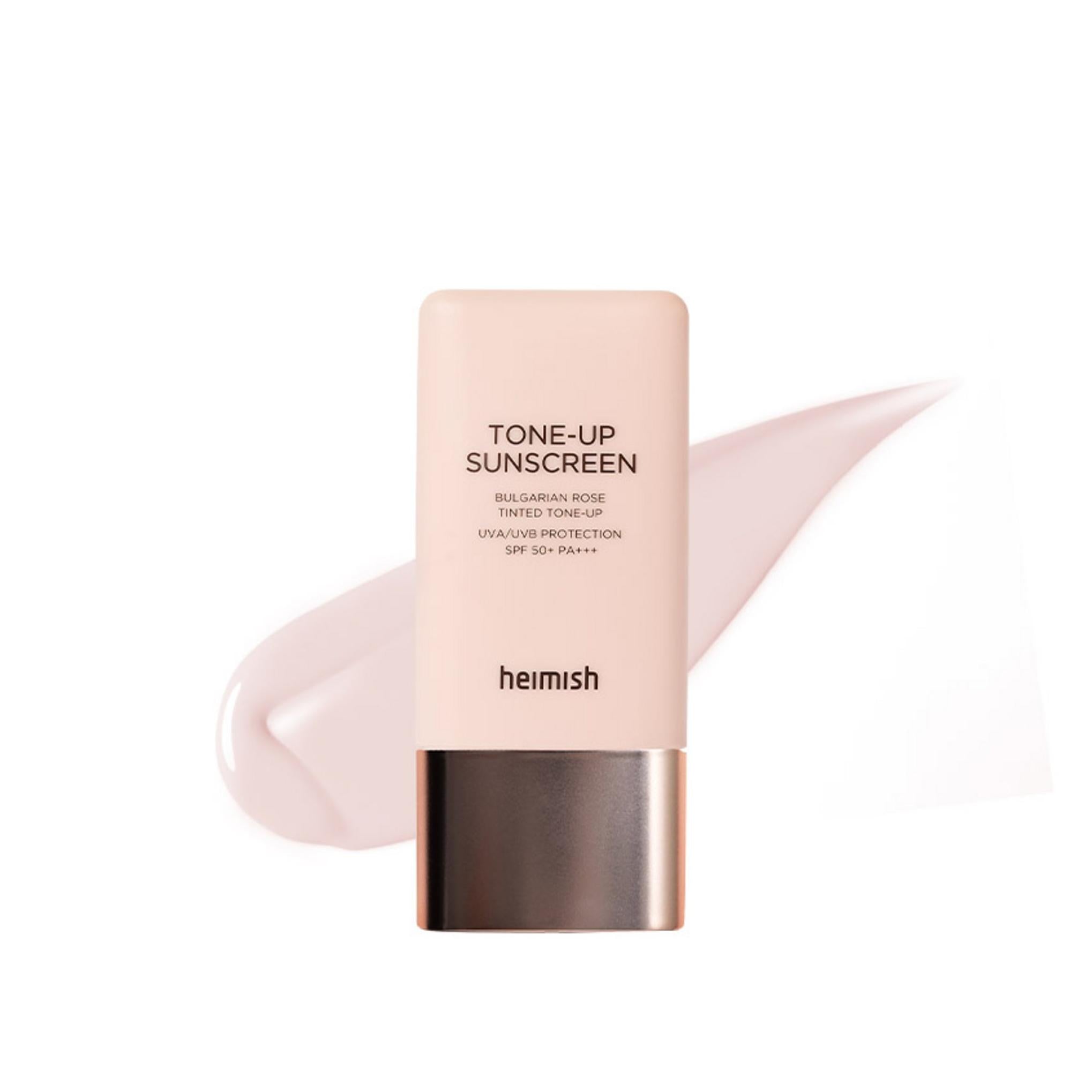 Protector solar tonificante de rosa búlgara Heimish SPF50+ PA+++