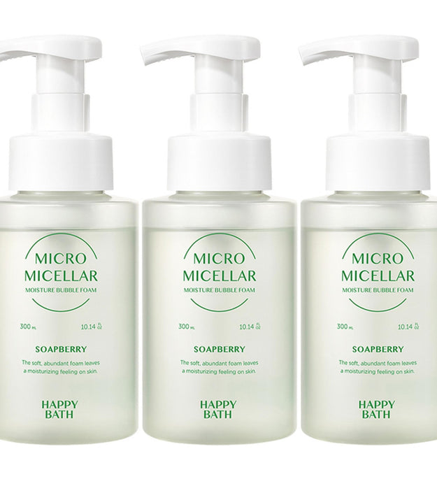 Happy Bath Micromicella Sapone di Bacche Idratante Schiuma a Bolle