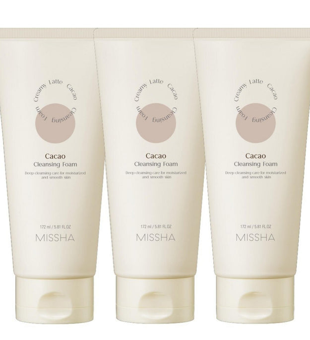 Очищающая пенка Missha Creamy Latte с ароматом какао