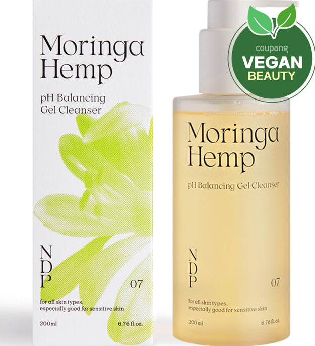 Natural Derma Project Moringa Hemp Acidic Gel Cleanser