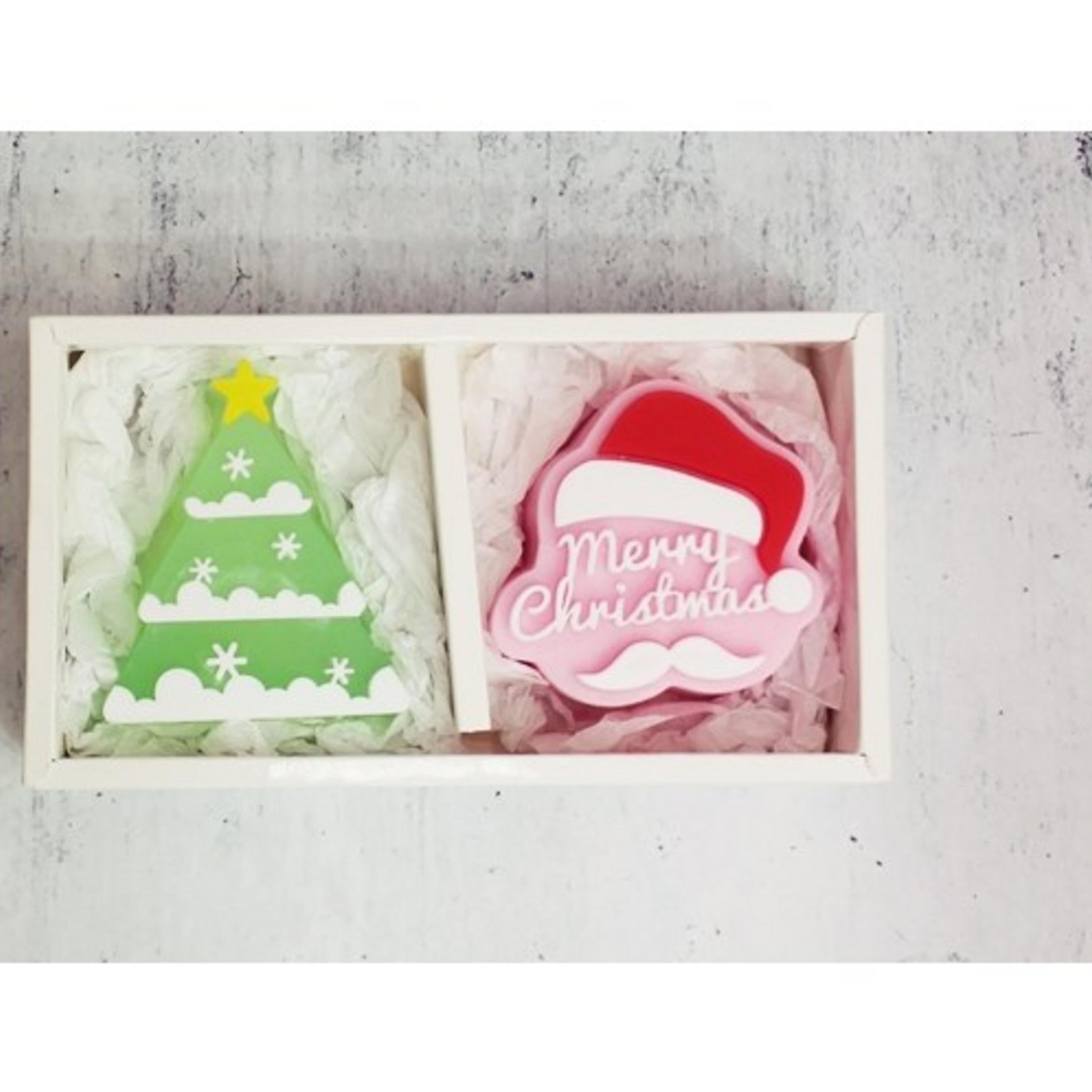 Сияющий день Рождество 2 вида мыла ручной работы