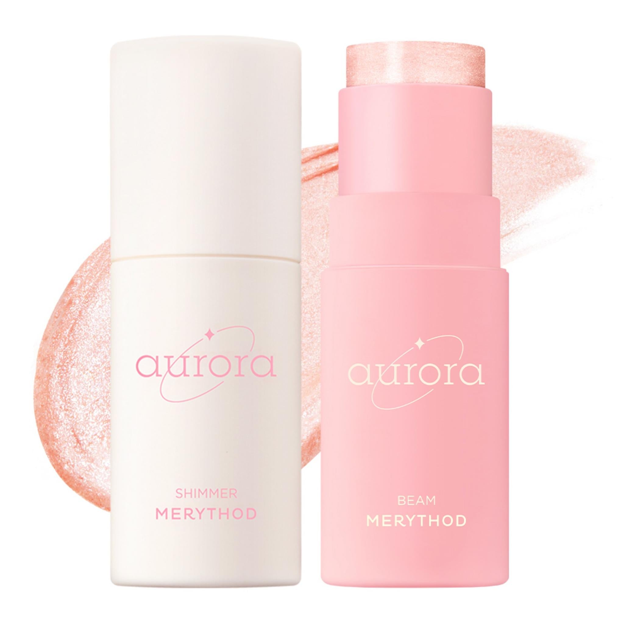 Conjunto de 2 peças de iluminador Merry Sood Aurora 7g