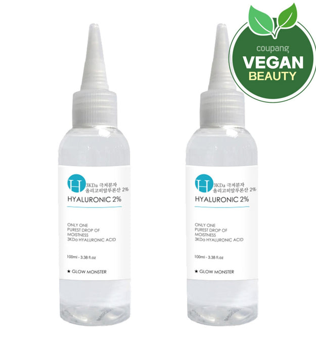 Glow Monster 3Kda ultra-low-molecular (oligo) hyaluronic acid 2% stock solution