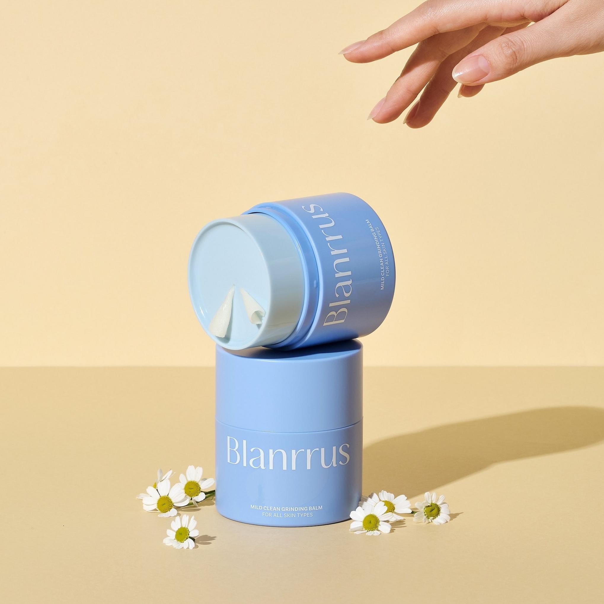 [Blue Rouse] Bálsamo de moagem suave e limpo 50ml Bálsamo de limpeza de maquiagem multifuncional hipoalergênico