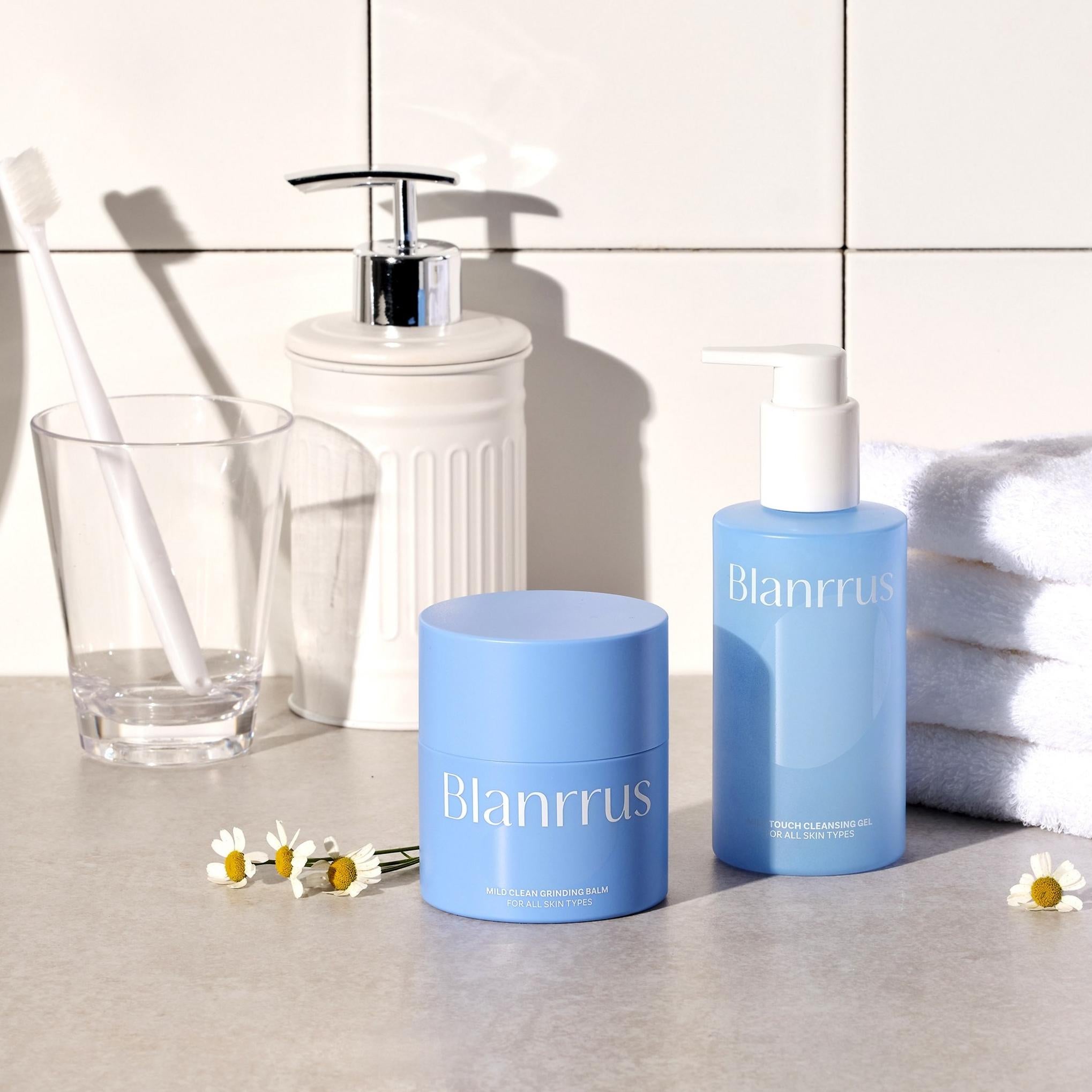 [Blue Rouse] Bálsamo de moagem suave e limpo 50ml Bálsamo de limpeza de maquiagem multifuncional hipoalergênico