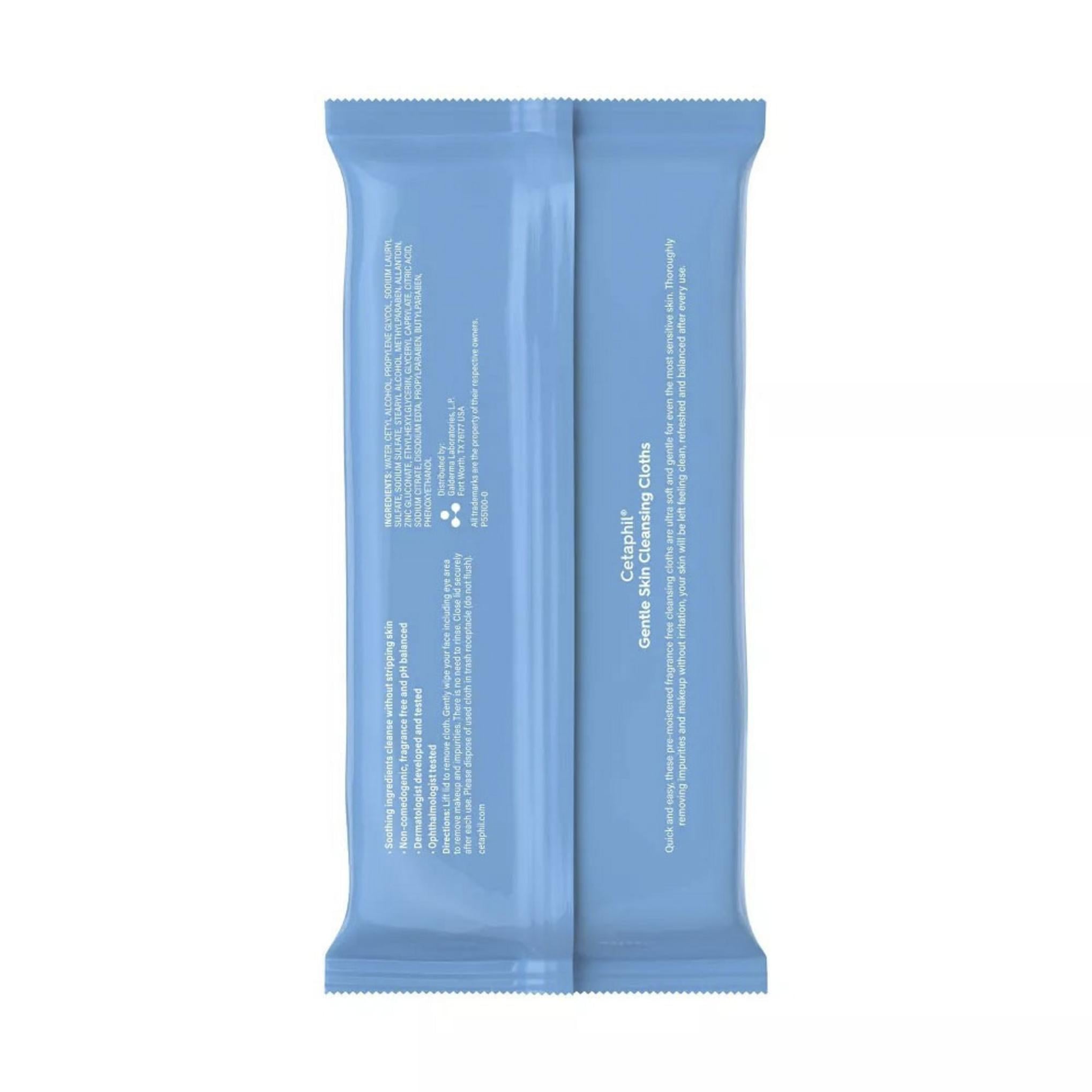 Pano de limpeza suave para pele Cetaphil Pele sensível 12 x 20cm