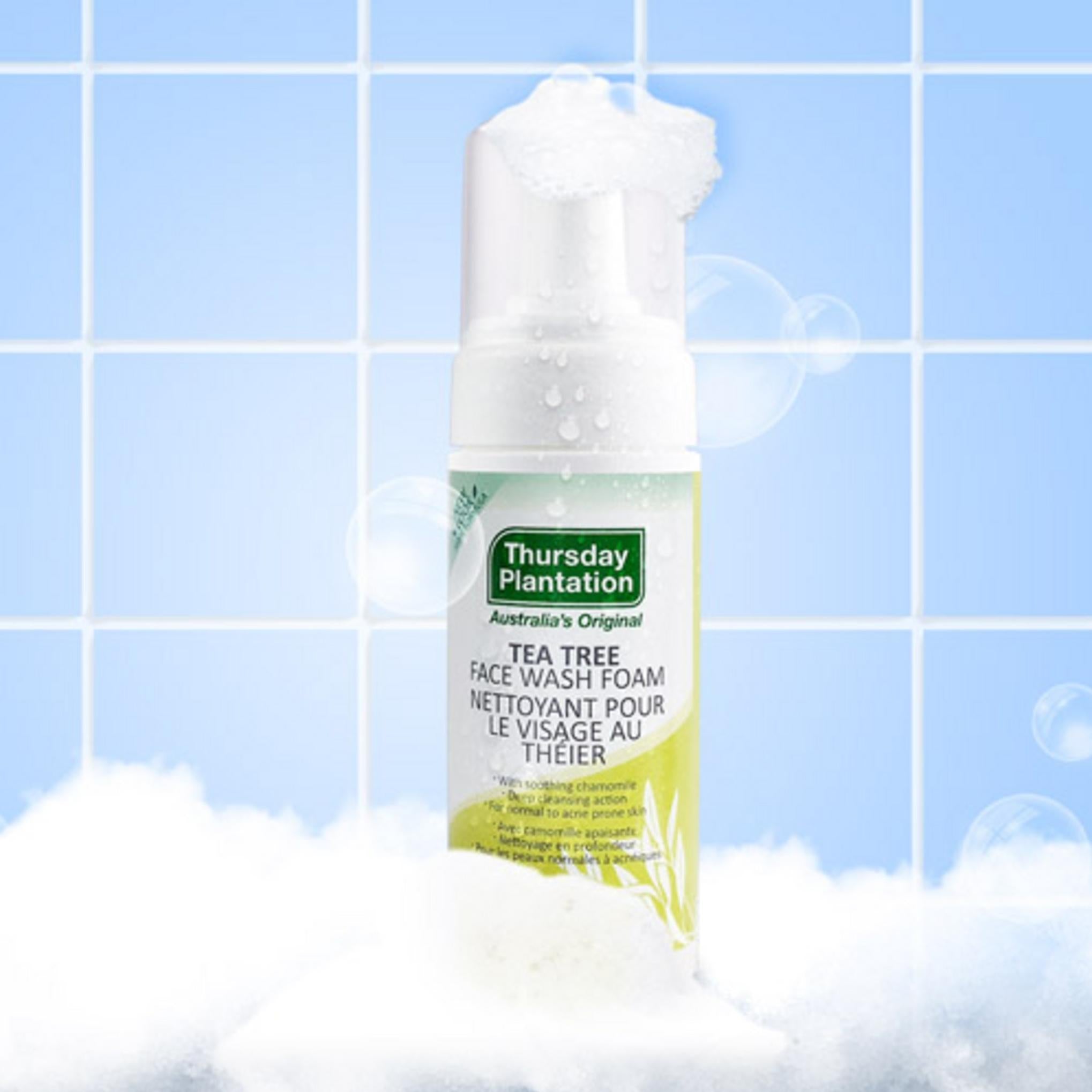 Óleo de Tea Tree 10ml + Espuma de Lavagem 150ml Conjunto de Presente