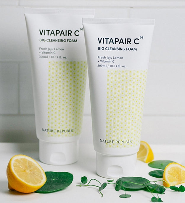 Nature Republic Vita Pair C Big Cleansing Foam Set