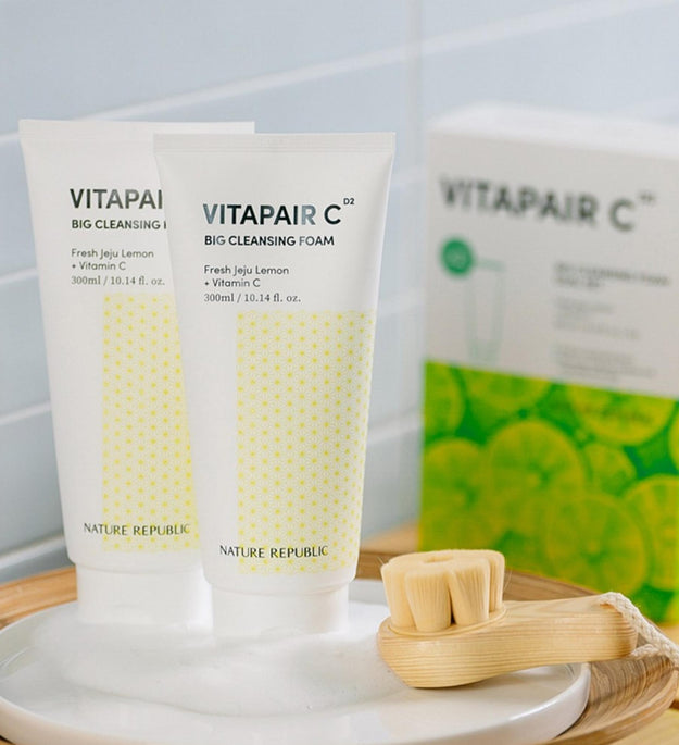 Nature Republic Vita Pair C Big Cleansing Foam Set