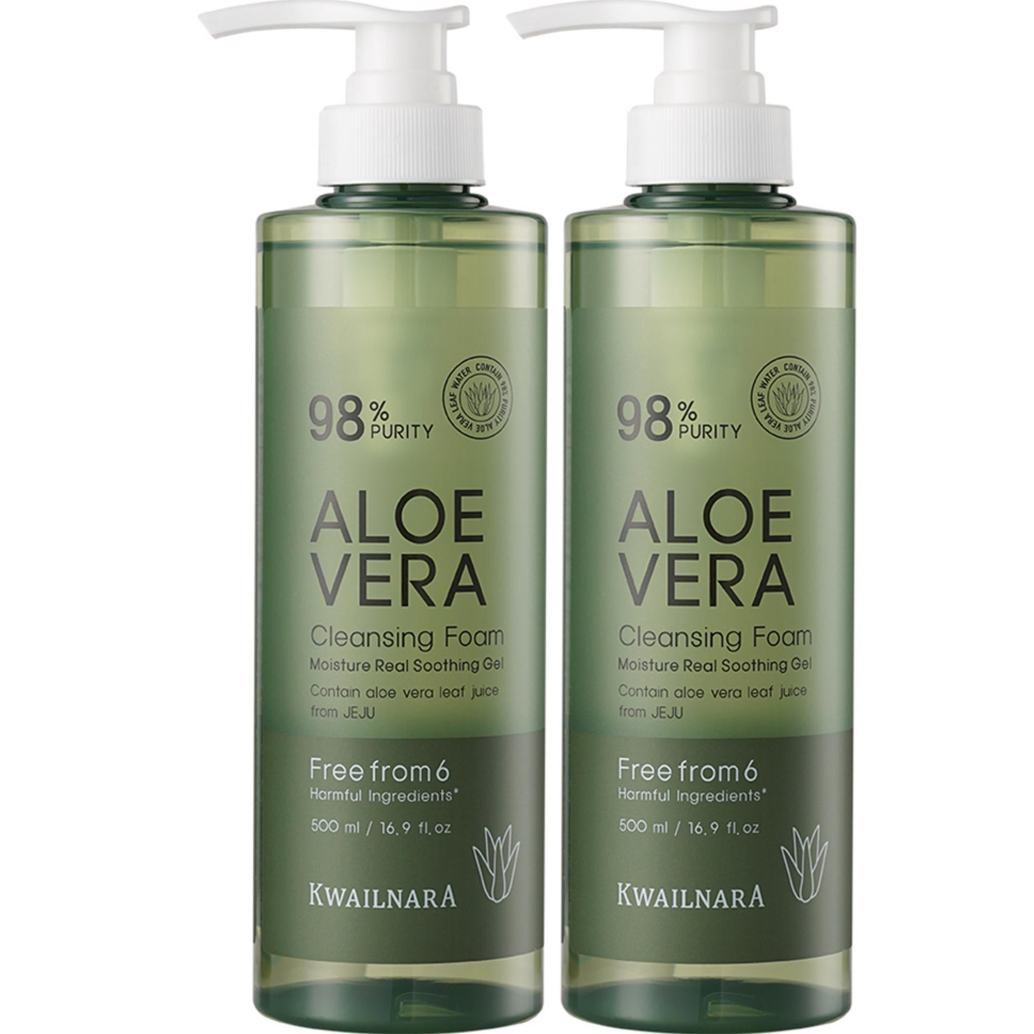 رغوة التنظيف المرطبة بالصبار من كويلنارا