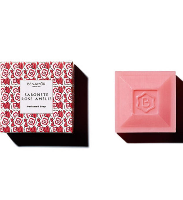 Benamor Savon Solide Rose Amélie 100g (poids sec 84g)