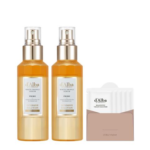 Dalba White Truffle Prime Sérum Intensif 100 ml x 2p + Nettoyant 3 ml x 5p Coffret