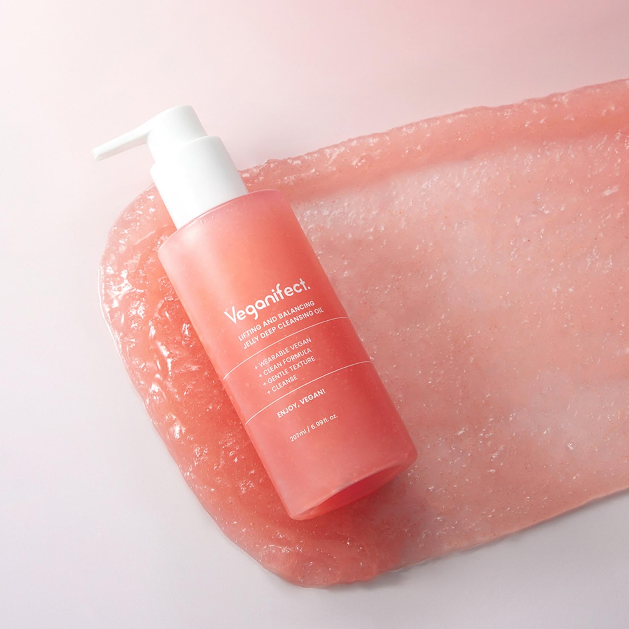 Глубоко очищающее масло Konjac Jelly с эффектом лифтинга и балансировки Vegan Effect