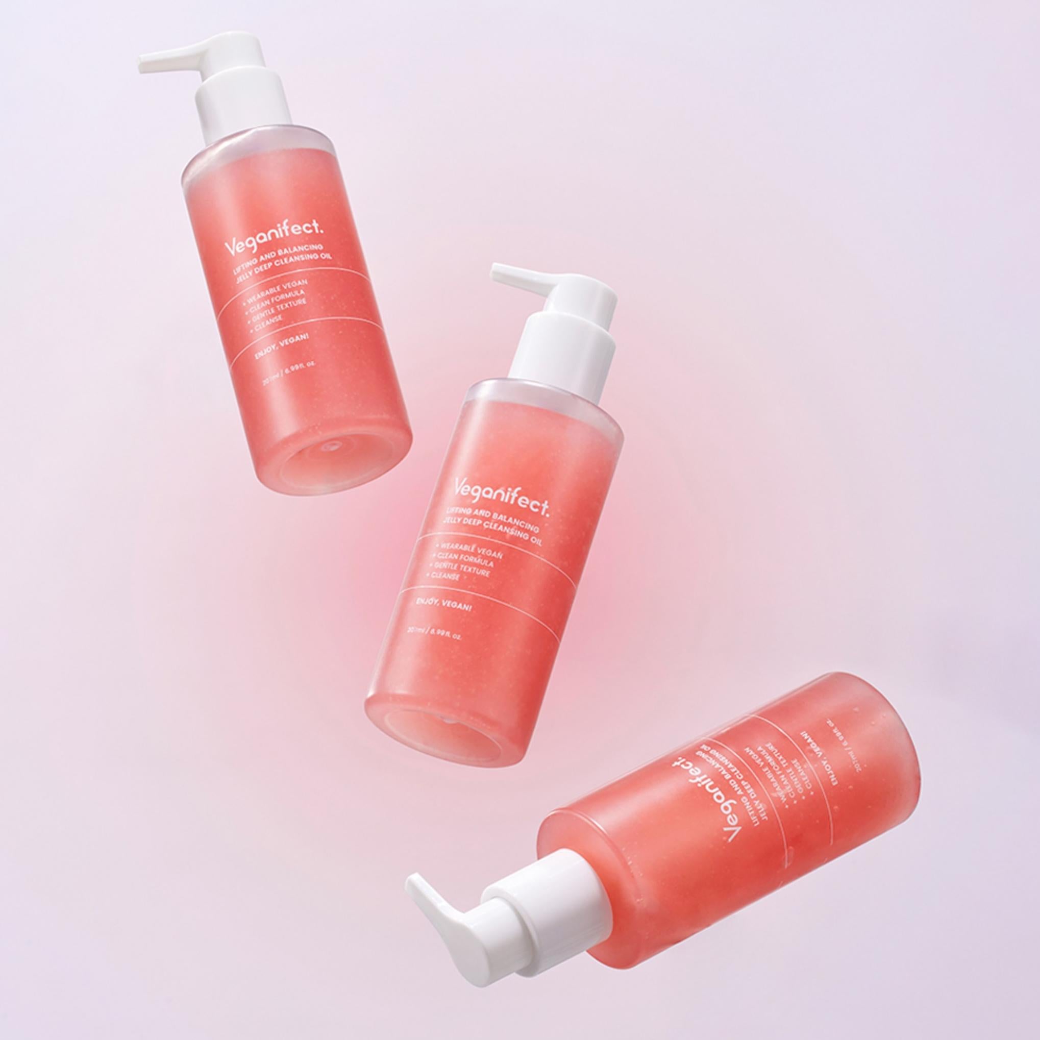 Глубоко очищающее масло Konjac Jelly с эффектом лифтинга и балансировки Vegan Effect