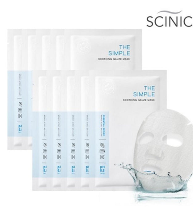 Scinic The Simple Yatıştırıcı Gazlı Bez Maskesi