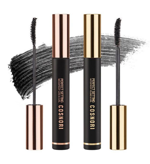 Kosnori Perfect Setting Suya Dayanıklı Uzun ve Kıvırcık Maskara 7ml