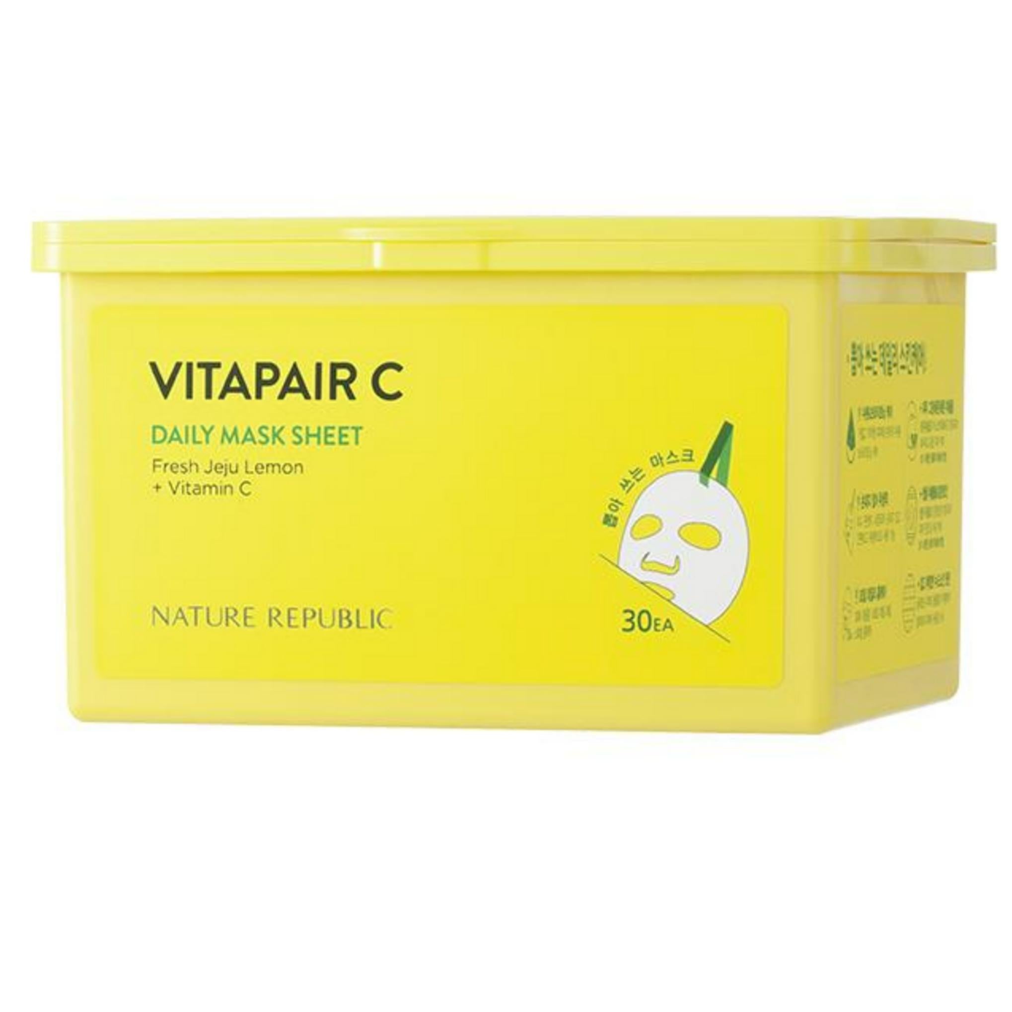 Hoja de mascarilla diaria Nature Republic Vita Pair C (30 hojas)