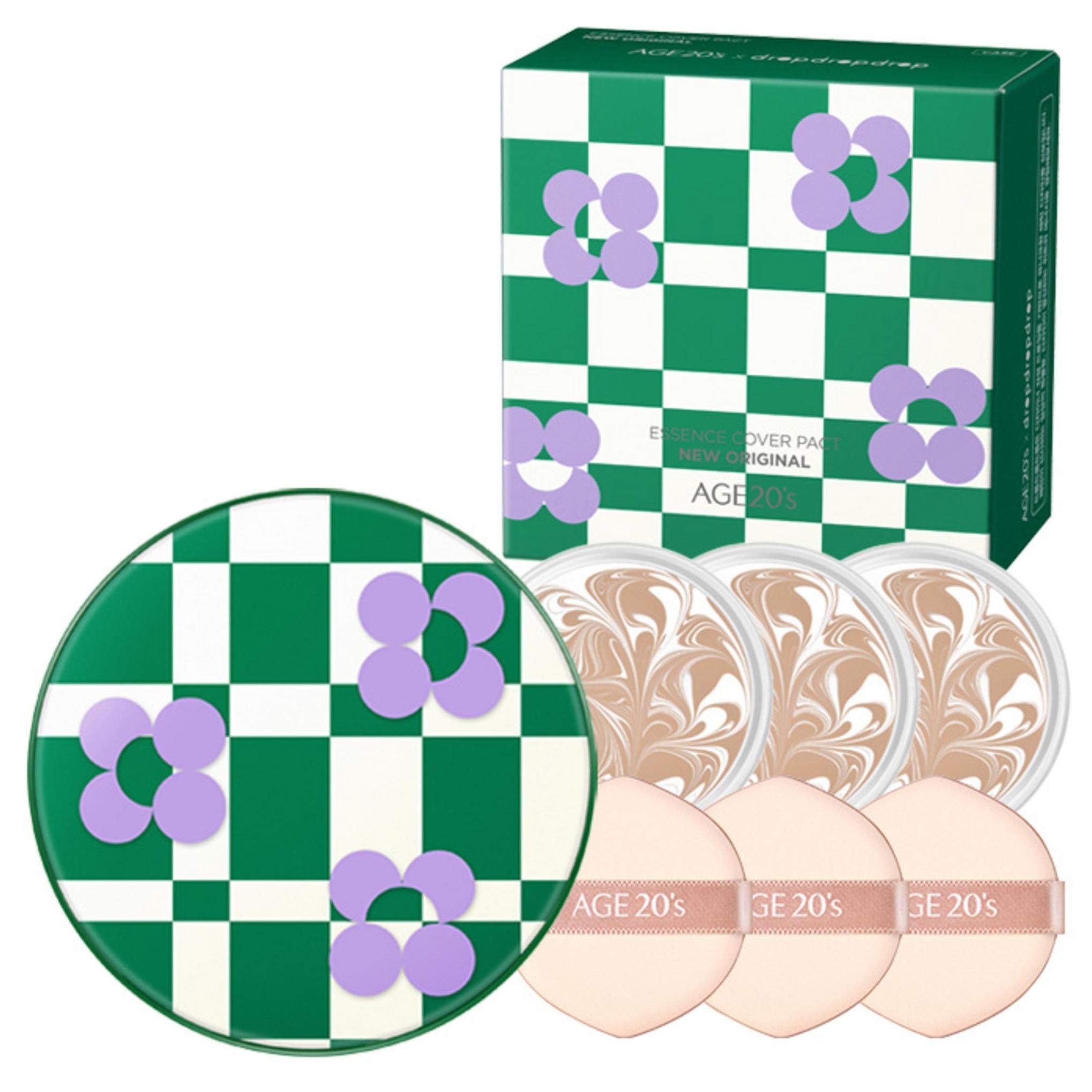 Étui Pact Drop Drop Drop Edition d'Age2wen's + ensemble de recharges 3p