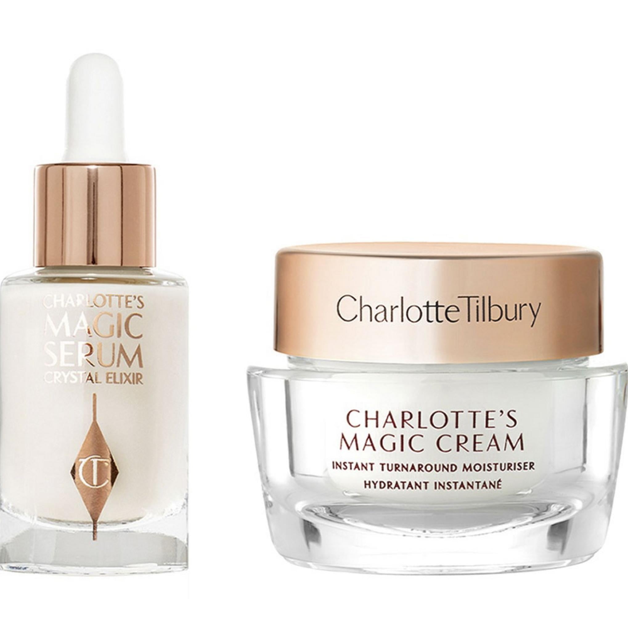 Conjunto Mini Creme Sérum Revitalizante Mágico Charlotte Tilbury