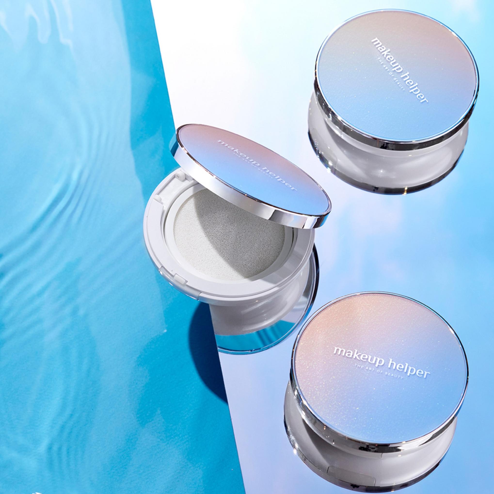 Makeup Helper Vegan Essence Солнцезащитный кушон SPF50+ PA++++