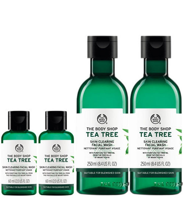 The Body Shop Tea Tree Skin Clearing Facial Wash Set 2ea