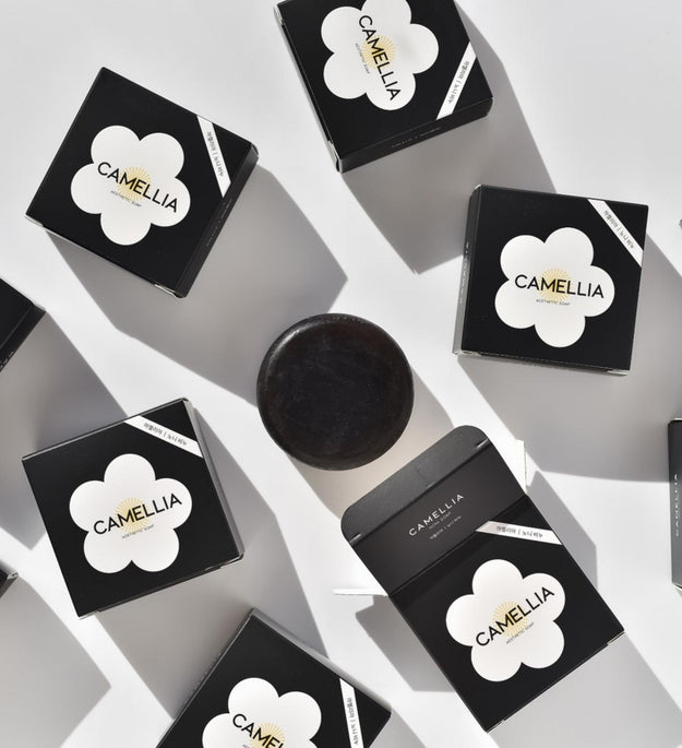 Camellia Noni Soap 100g 2pcs + Bubble Net Set