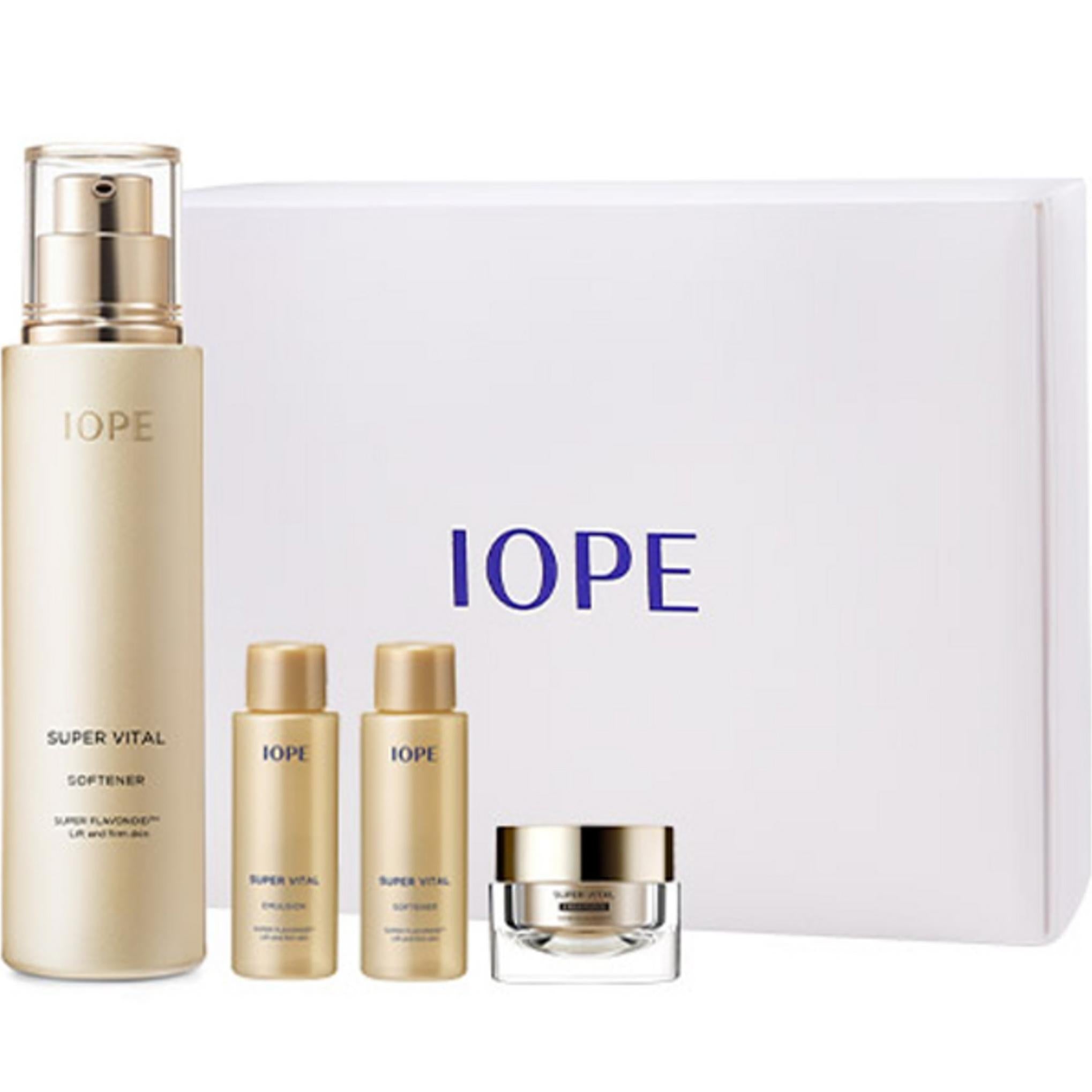 IOPE スーパー バイタル ソフナー 150ml + 18ml + 乳液 18ml + クリーム リッチ 14ml セット