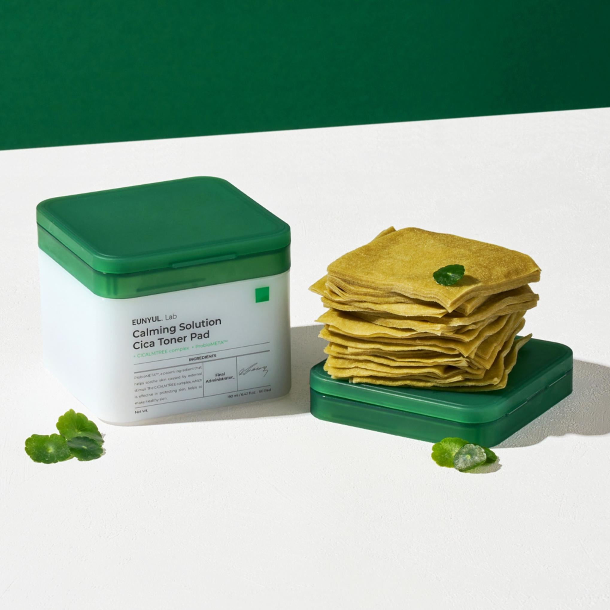 Eunyul Lab Solução Calmante Cica Toner Pad