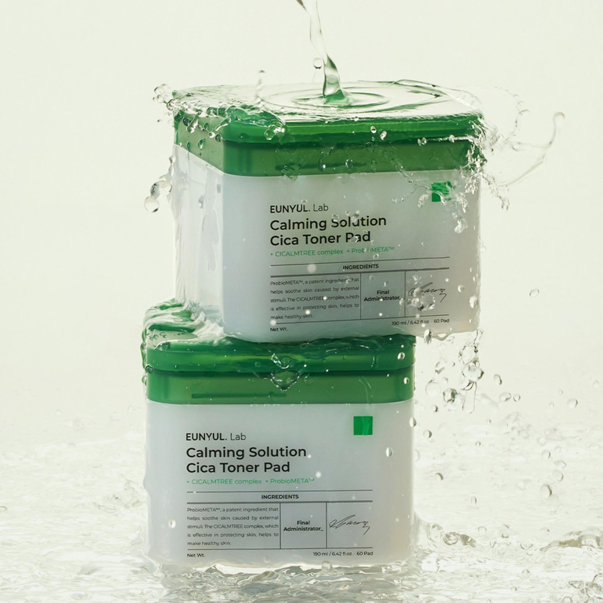 Eunyul Lab Solução Calmante Cica Toner Pad