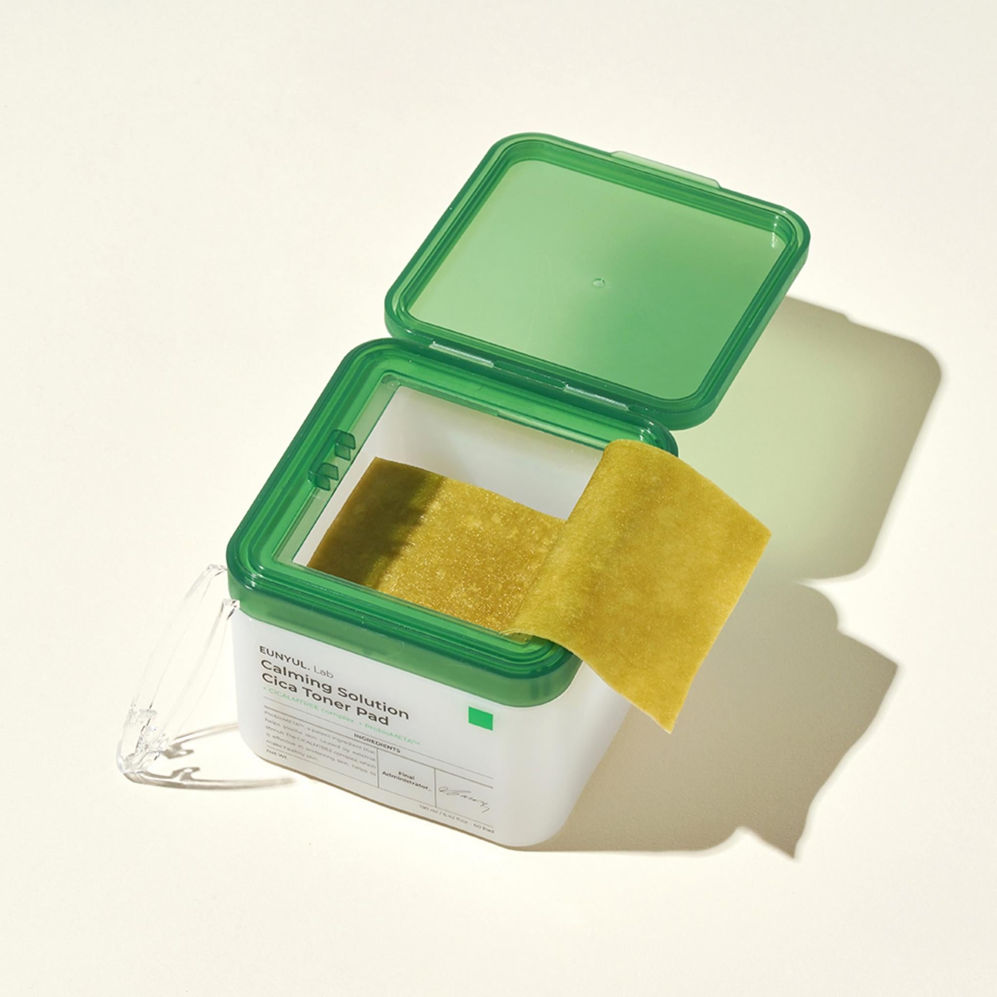 Eunyul Lab Solução Calmante Cica Toner Pad