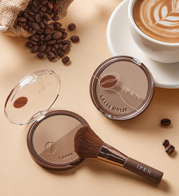 IPKN لاتيهوليك لاتيه لتظليل المزاج + مجموعة فرشاة 9.8 جرام