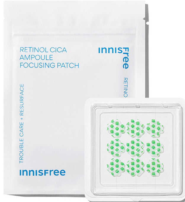 Nuevo parche de enfoque en ampolla de retinol Cica de Innisfree