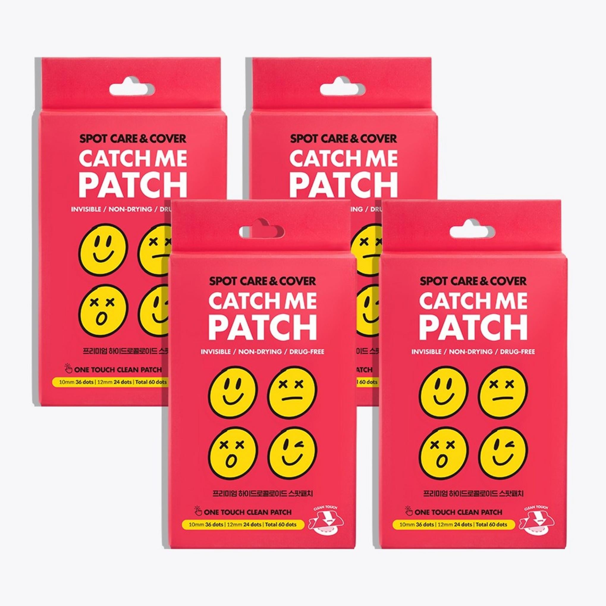 Catch Me Patch Trouble Spot Patch Yuvarlak 4 paket 240 yaprak 60 yaprak X 4 paket