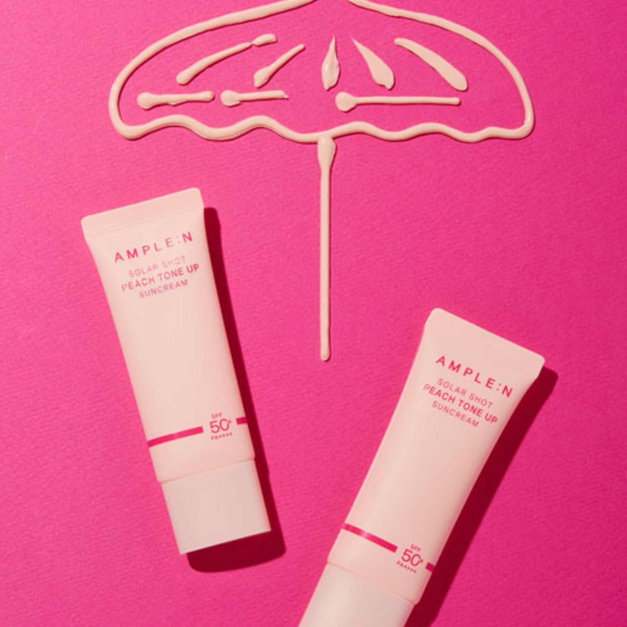 Ampoule N Solar Shot Crema Solar Tonificante Melocotón SPF50+ PA++++