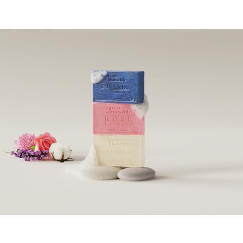 Lechatra 1802 Marseille Soap Donkey Milk Flavor 3p