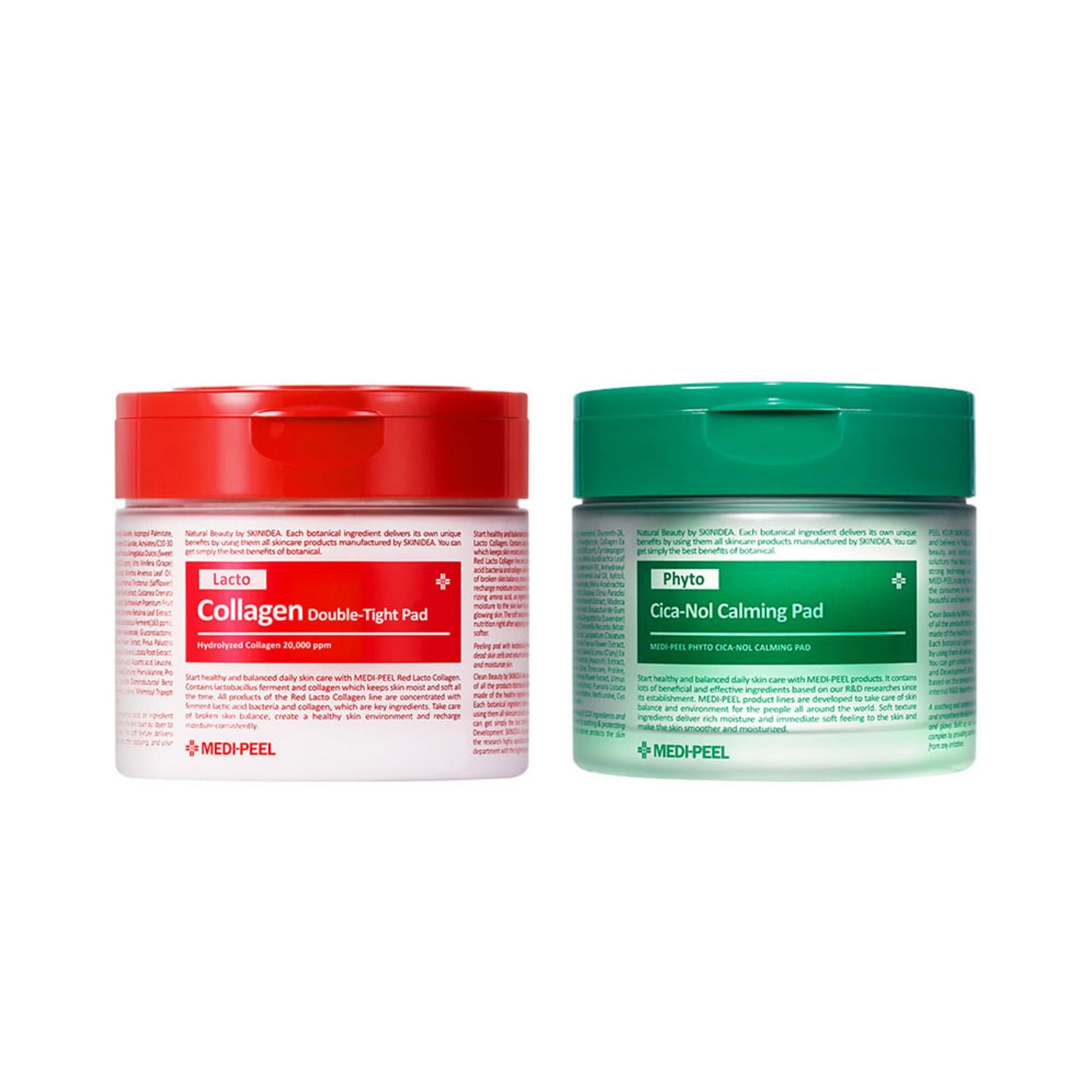 Ultra basit Günlük Ped Medi-Peel Yüksek Konsantre Bebek Gözenek Kolajen Pedi + Fitosiyanol Yatıştırıcı Onarıcı Rahatlatıcı Ped