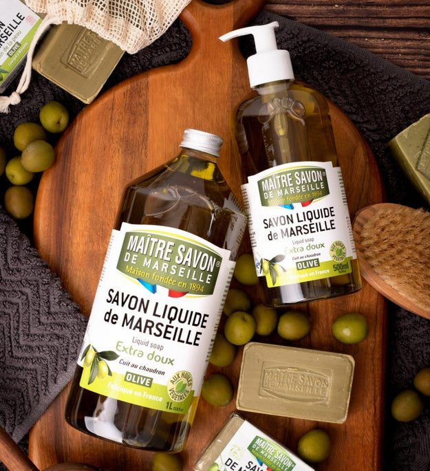 Mattersabong Marsella Jabón Natural de gran capacidad húmedo limpiador todo en uno jabón líquido lavado de cara gel de baño rosa oliva