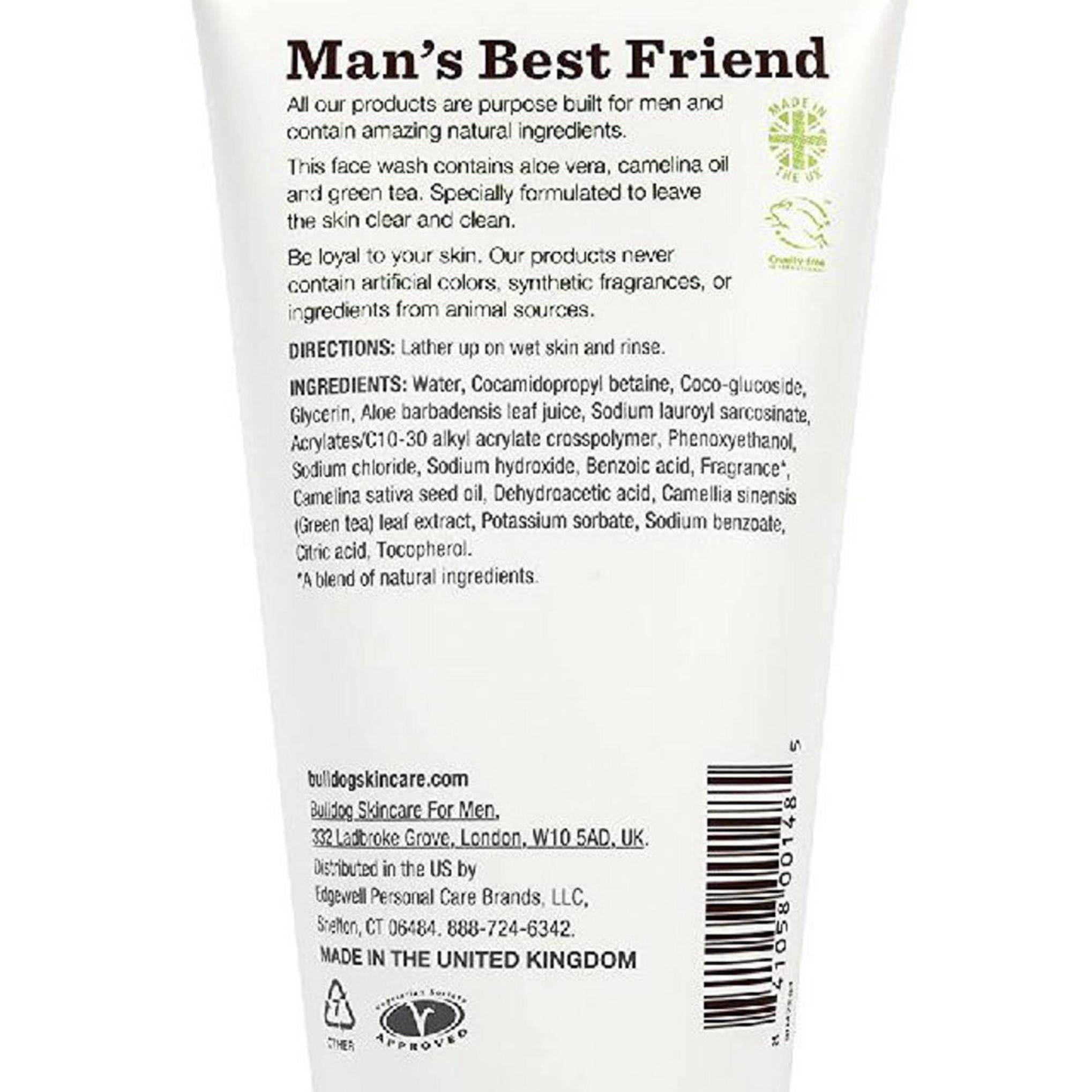 بولدوج للعناية بالبشرة للرجال غسول الوجه الأصلي