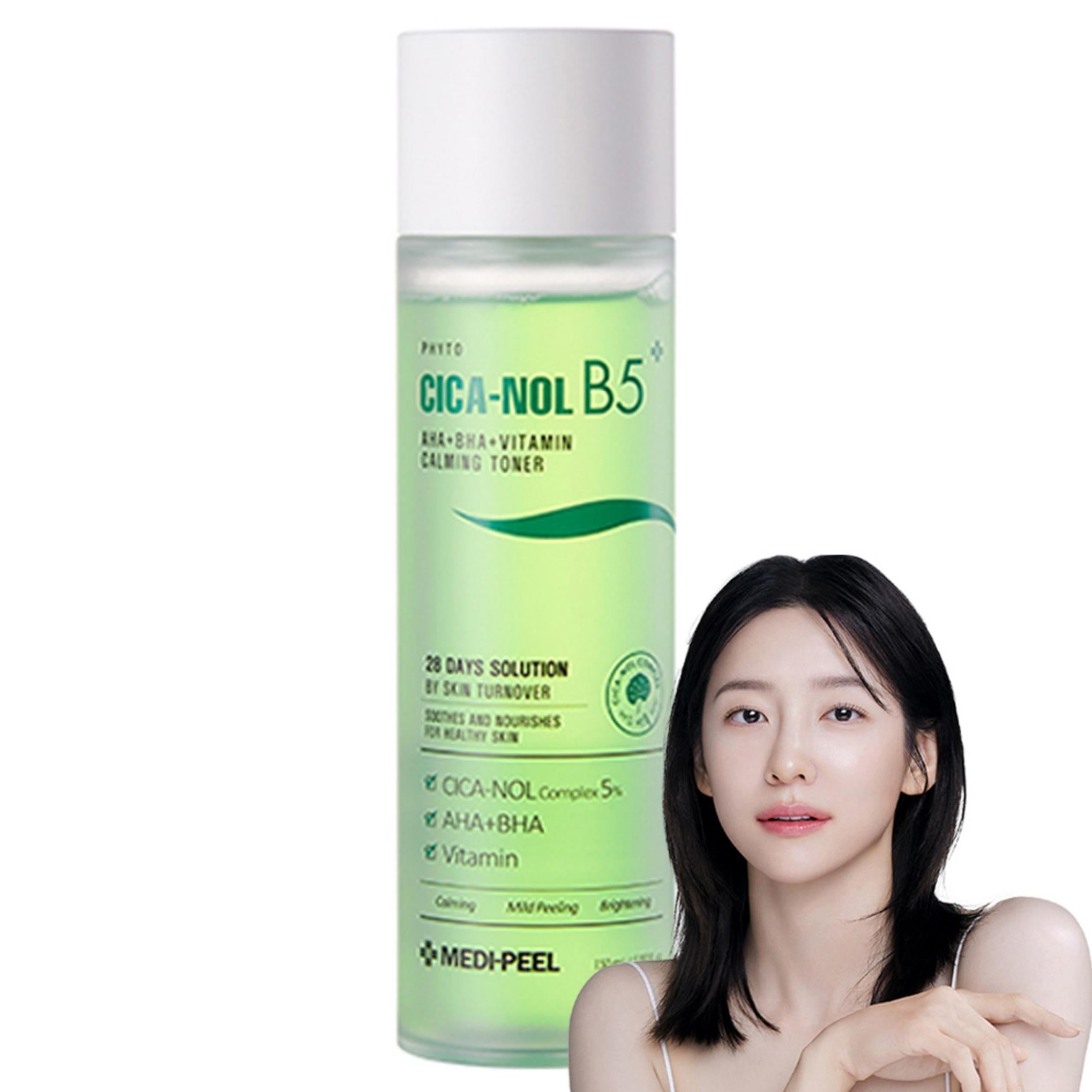 メディピール フィトシカノール B5 AHA BHA ビタミン カーミング トナー