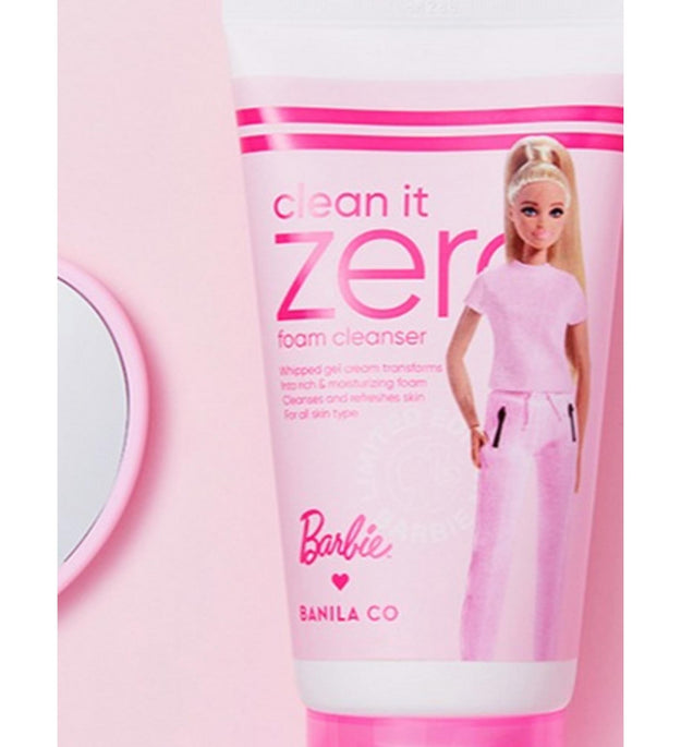 Banila co Clean it Zero Espuma de Limpeza Edição Barbie
