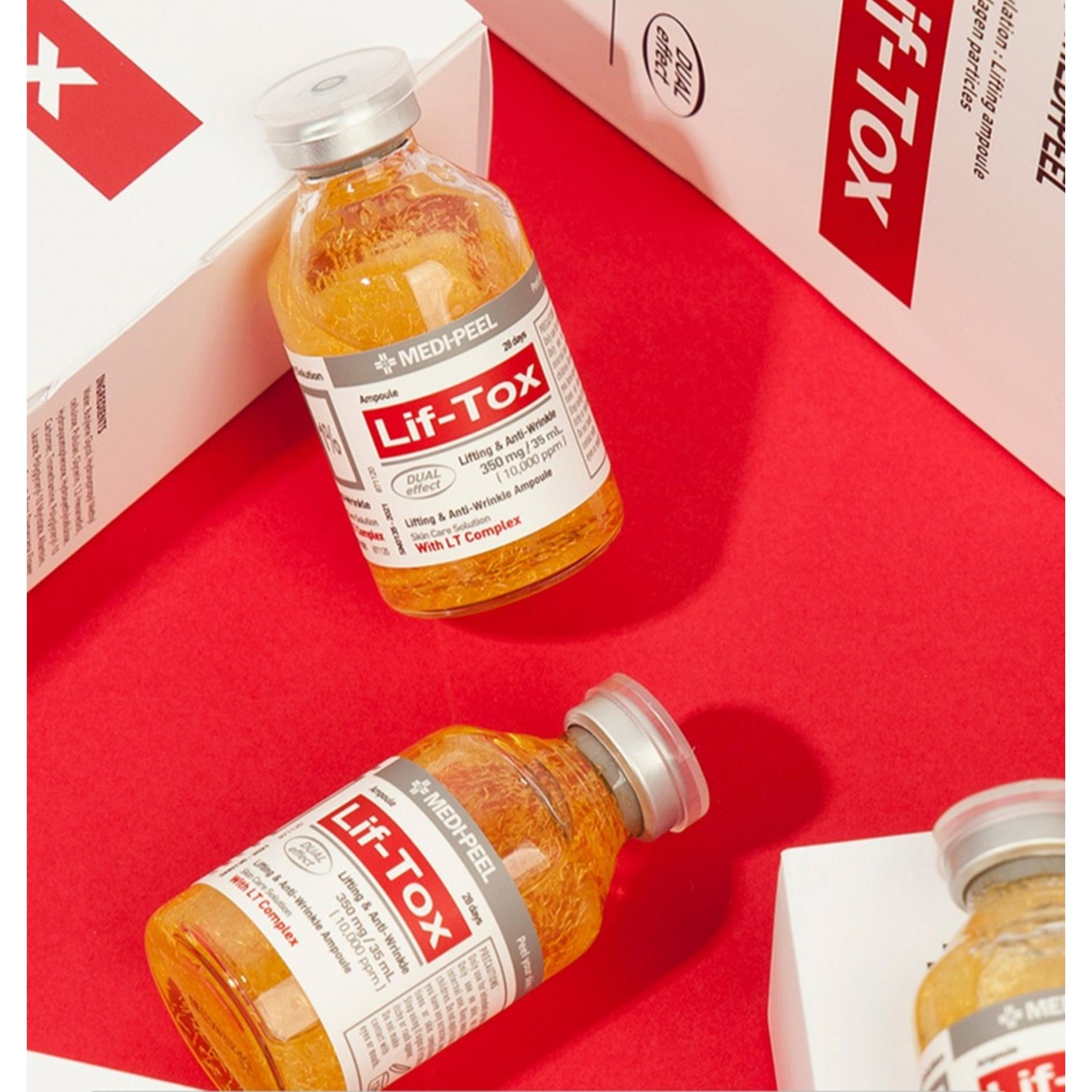 メディピール リーフトックス アンプル 35ml + バイオ インテンス グルタチオン ホワイトクリーム 50g 2点セット