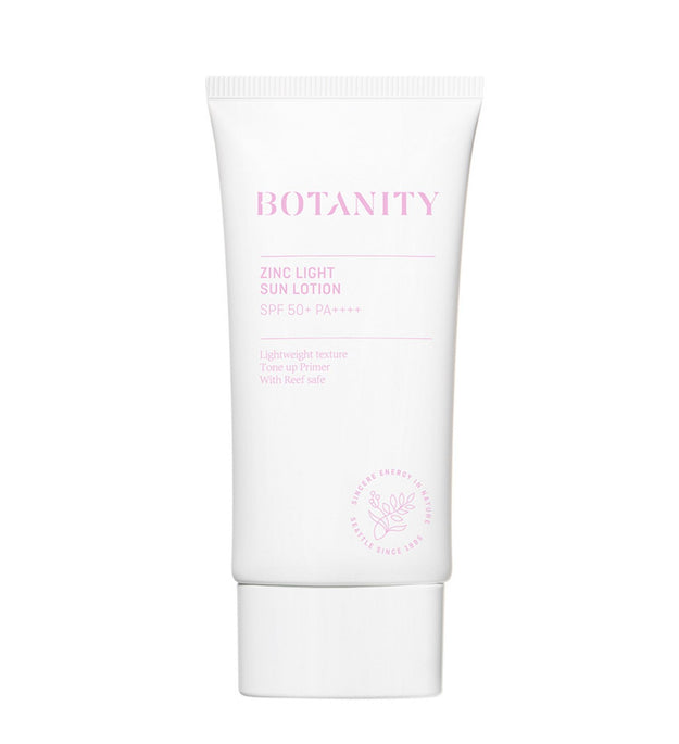 Botanity Zinc Light Тонизирующий солнцезащитный лосьон SPF50+ PA++++