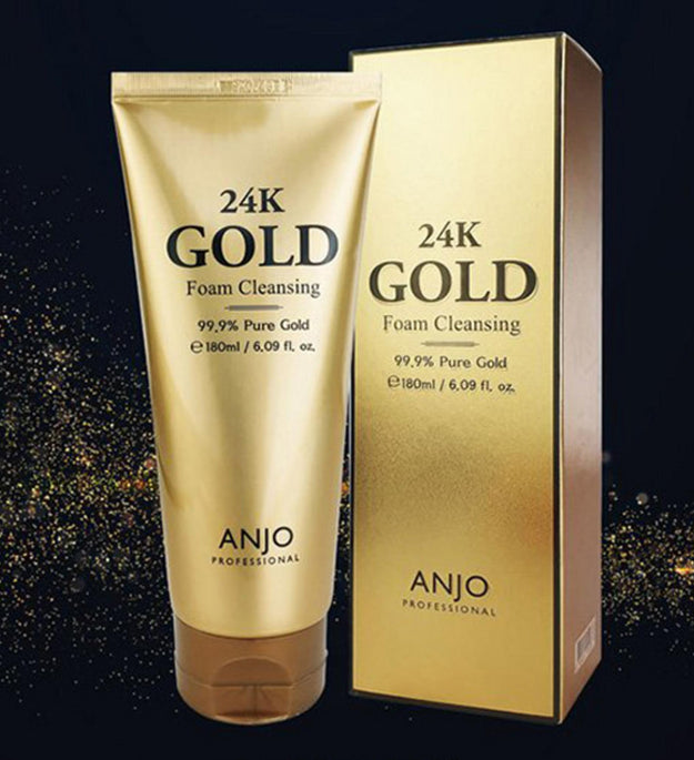 Anjou Mousse Nettoyante Or 24 Carats 100 ml