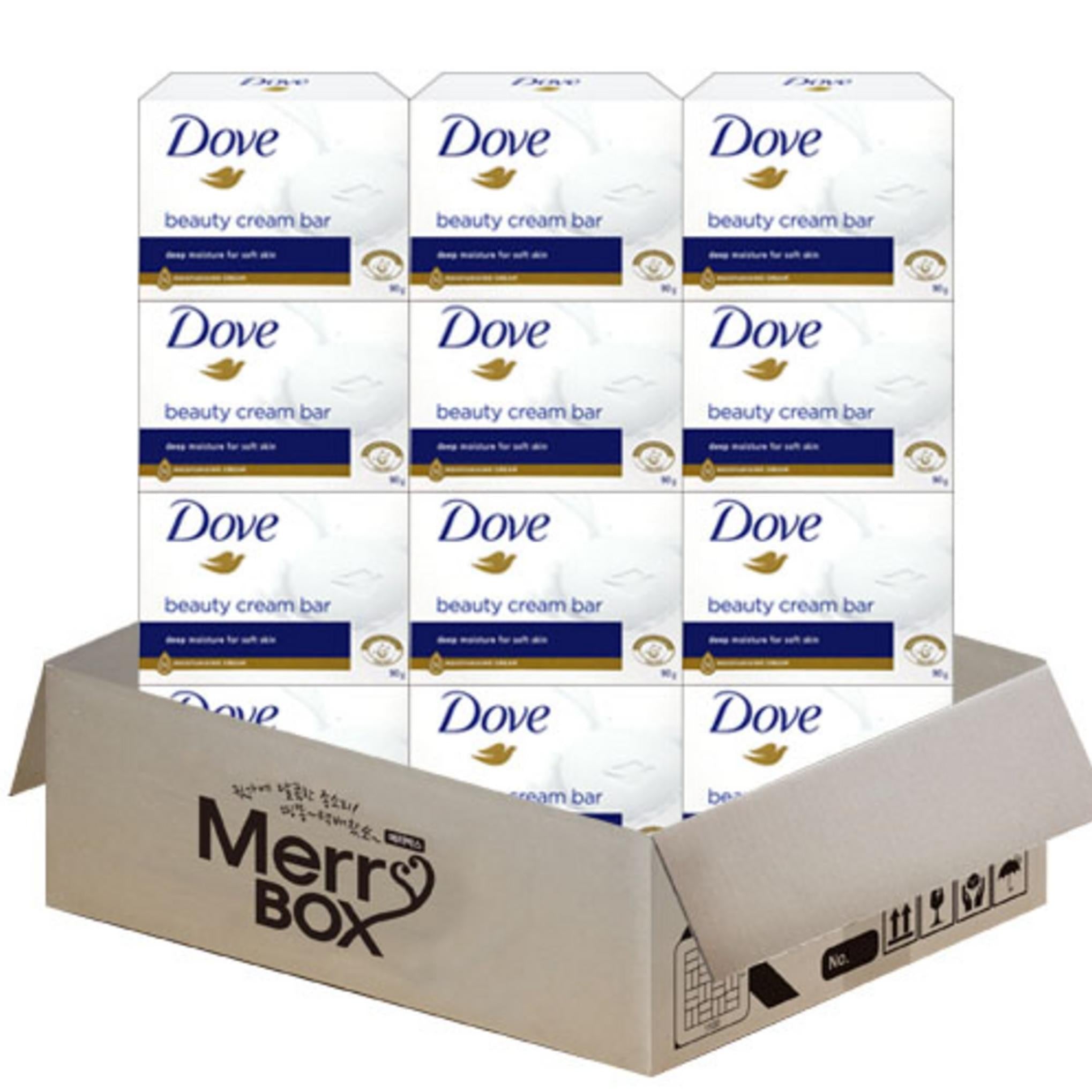 [Merry Box] Мыло Dove Beauty Bar белое 12 шт.