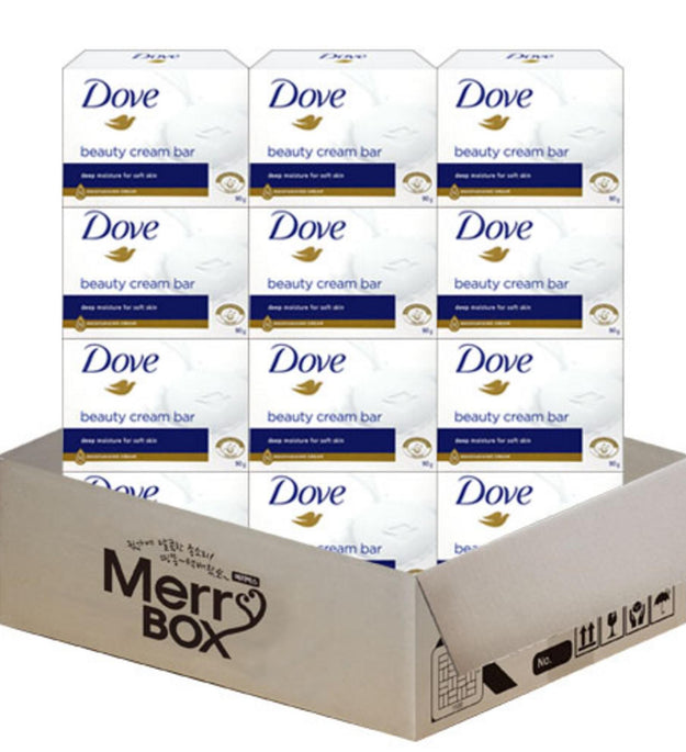 [Merry Box] Dove Sabun Güzellik Barı Beyaz 12 adet