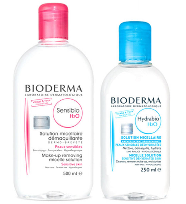 Bioderma Sensibio H2O + Hydrabio H2O Reinigungswasser