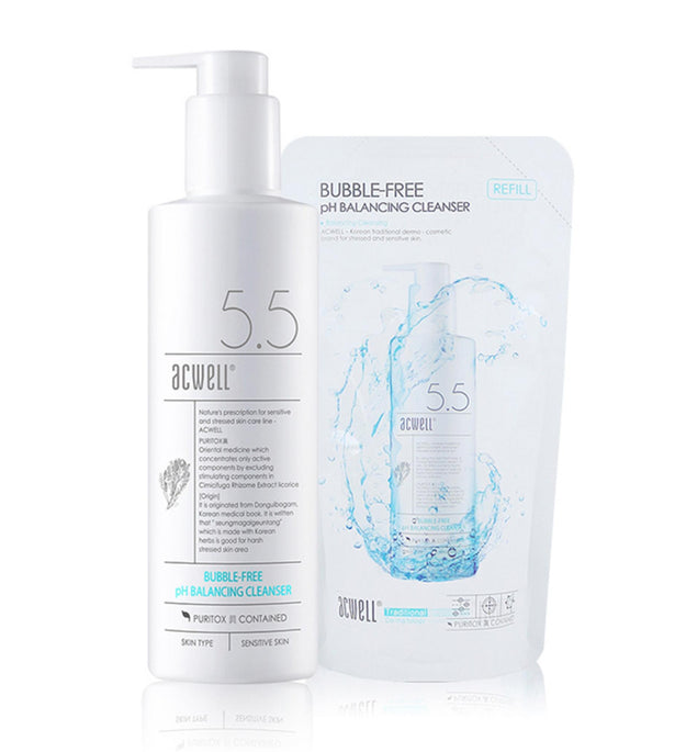 Acwell Blasenfreier Reiniger 250ml + Nachfüllpackung 250ml