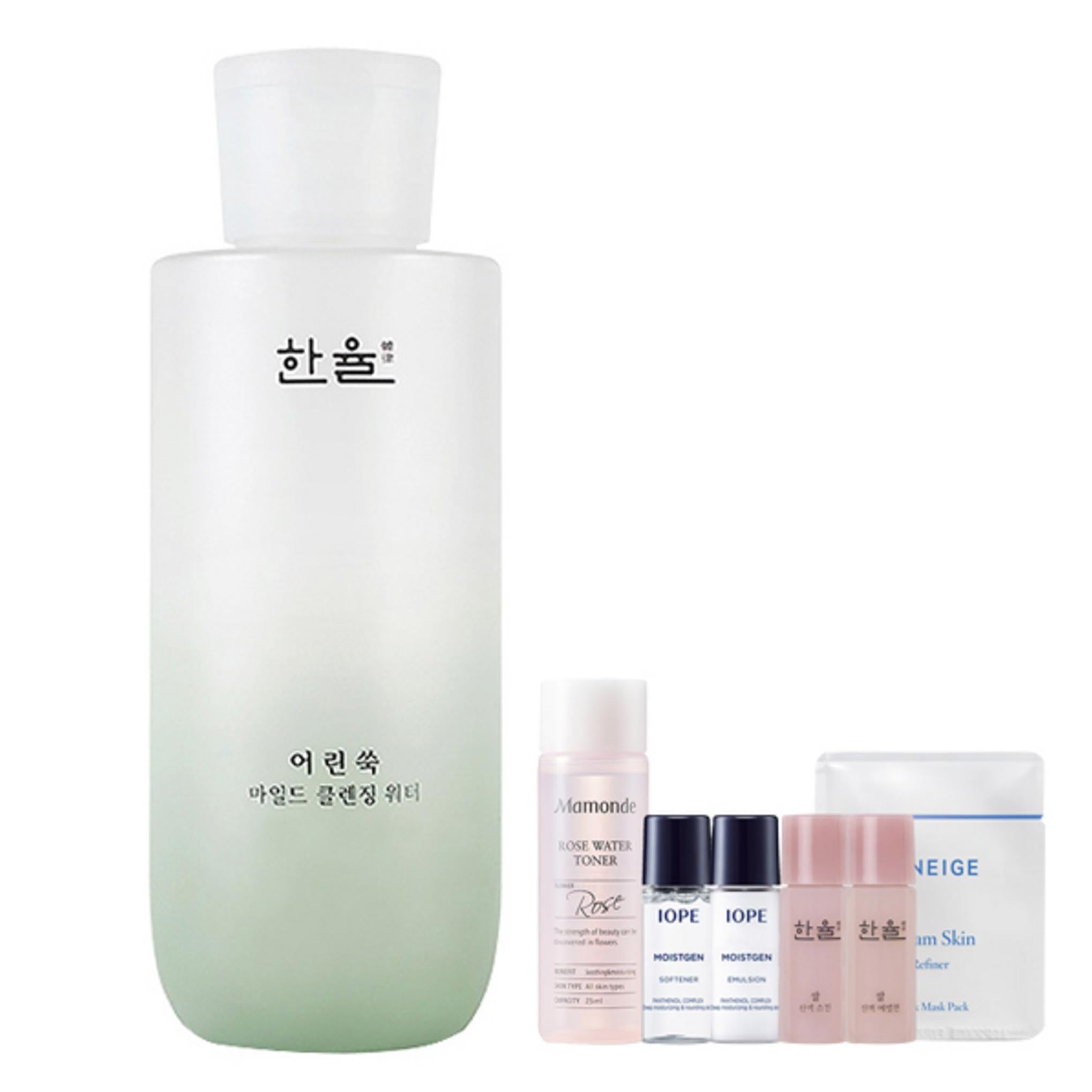 Hanyul Artemisia Mild Cleansing Water 300ml + Premium Amarahan 6 types of basic cosmetics set