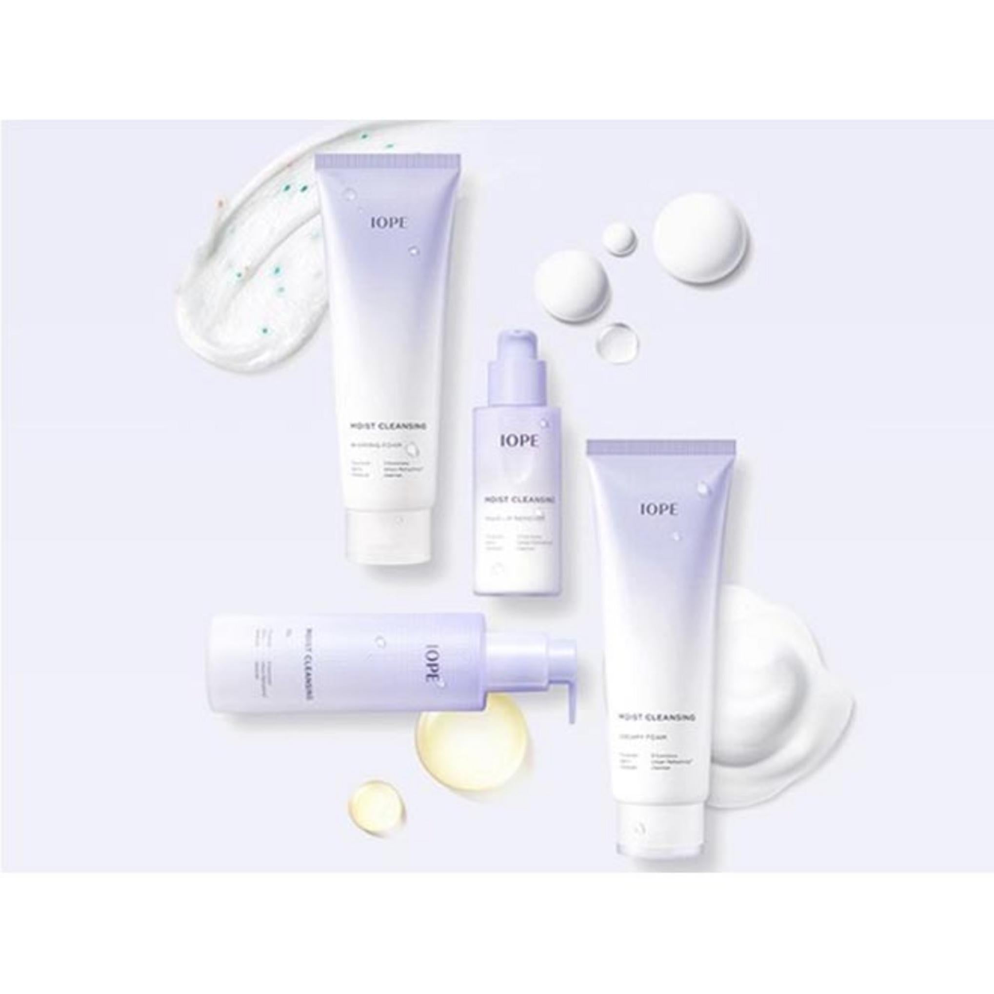 IOPE Crema Limpiadora Húmeda 180ml + Amorepacific Cuidado Básico 3 tipos